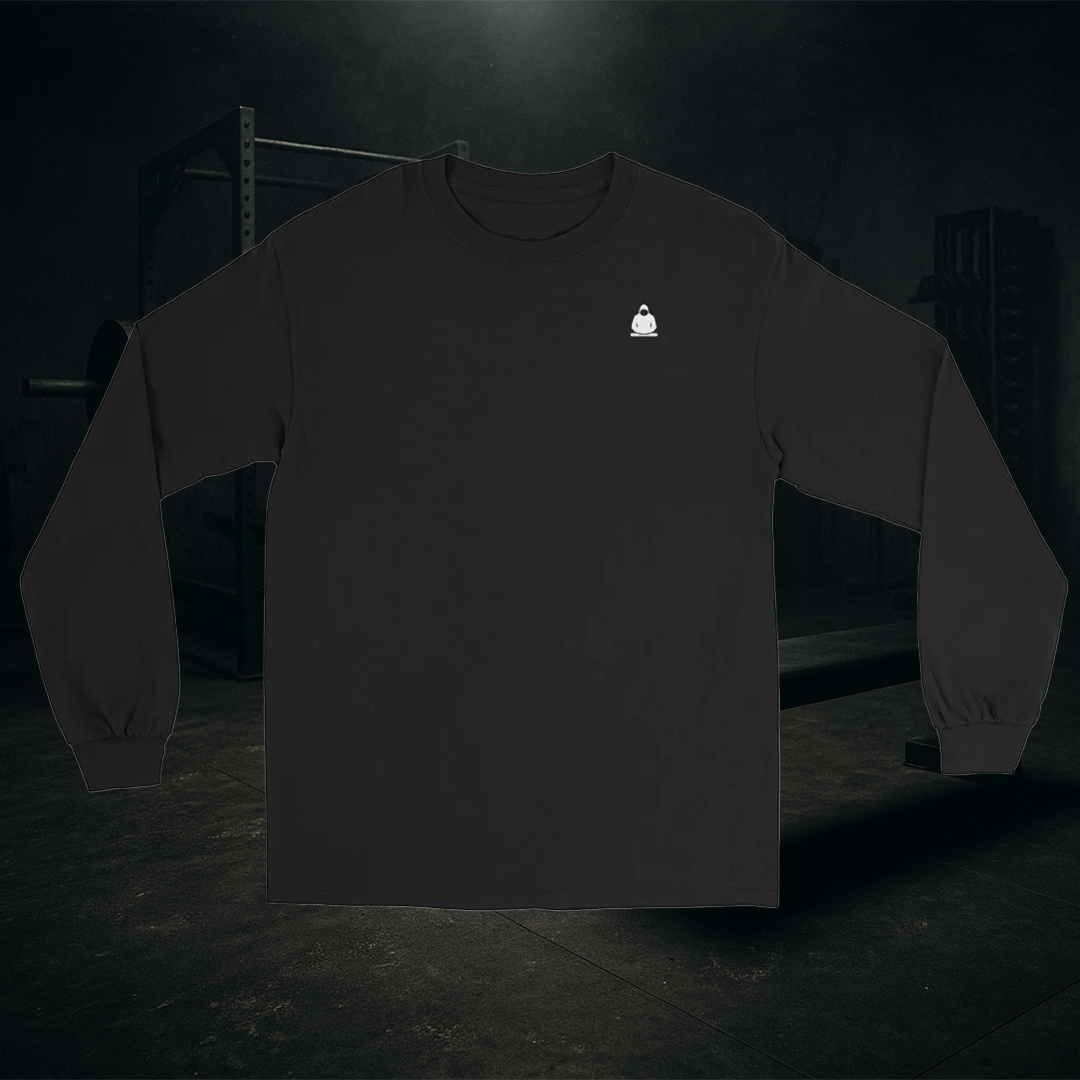 Men’s Long Sleeve Shirt With Gym Icons